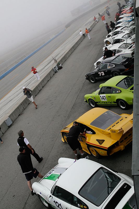 Porsche Rennsport Reunion IV: Porsche, Porsche, überall
