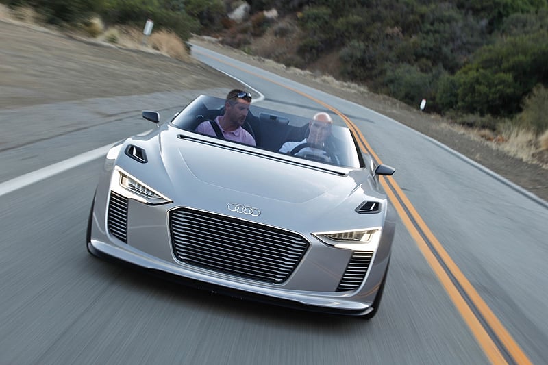 Audi e-tron Spyder: Im Prototyp durch Kalifornien