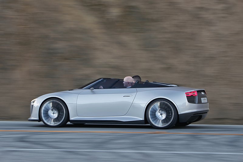 Audi e-tron Spyder: Im Prototyp durch Kalifornien