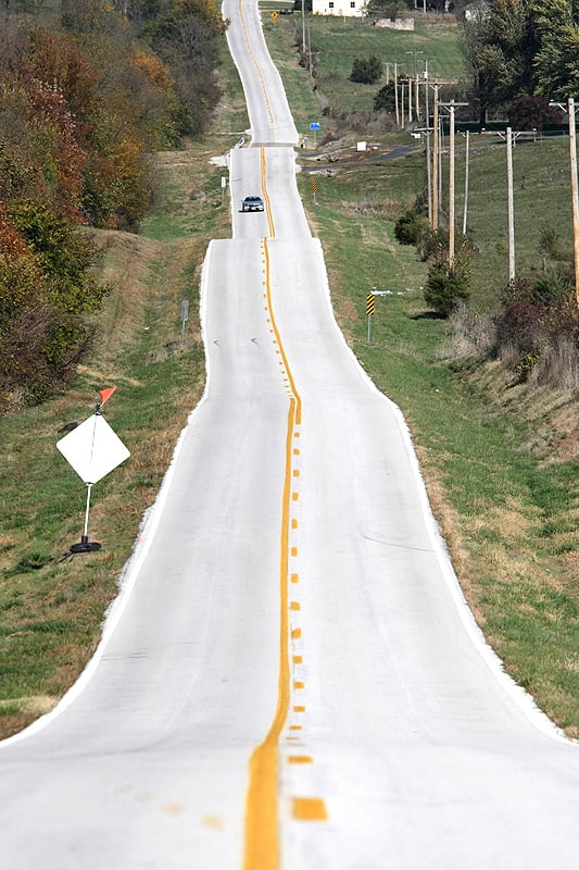 The Mercedes SLK 55 AMG on Route 66: Road of Hope