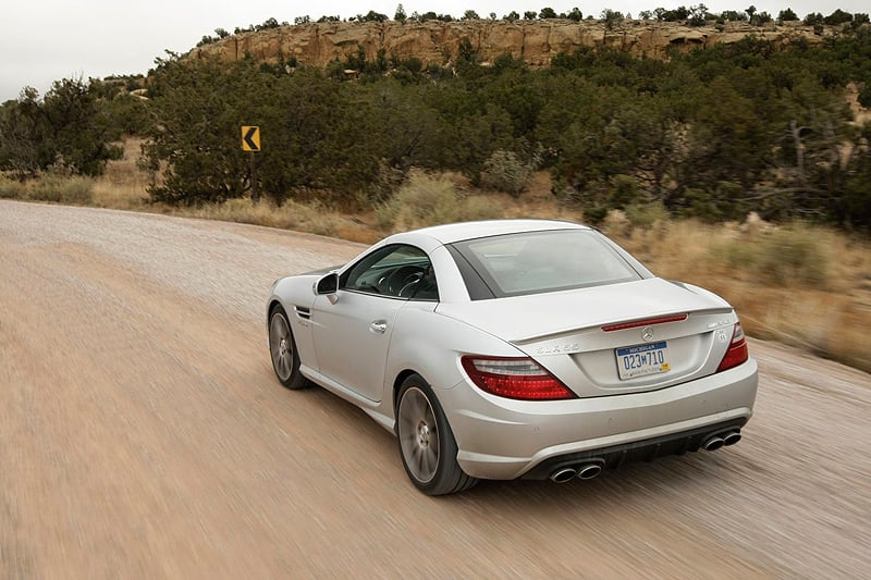 The Mercedes SLK 55 AMG on Route 66: Road of Hope