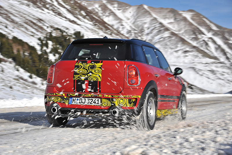 Prototypenfahrt im neuen Mini Countryman JCW