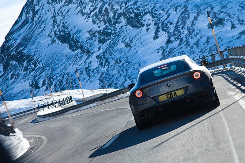 Ferrari FF vs. Jensen FF: Fast Forward to St. Moritz  - on video