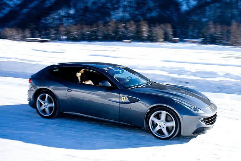 Ferrari FF vs. Jensen FF: Fast Forward to St. Moritz  - on video