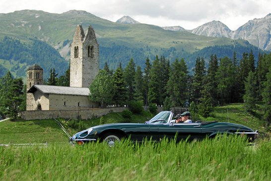 2012 British Classic Car Meeting in St Moritz: A new route, new cars