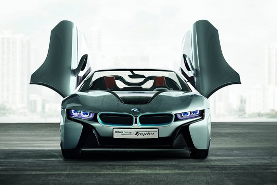 BMW i8 Concept: Now with no roof