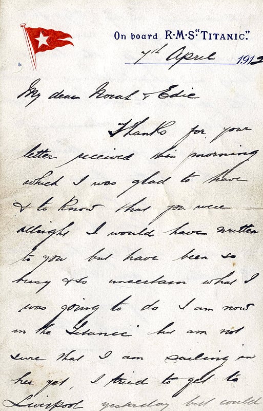 “Women and Children First!” - The Titanic Auctions