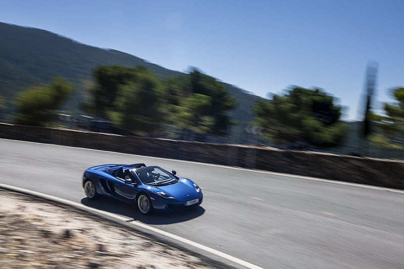 McLaren 12C Spider: Öffnung im Schnellverfahren