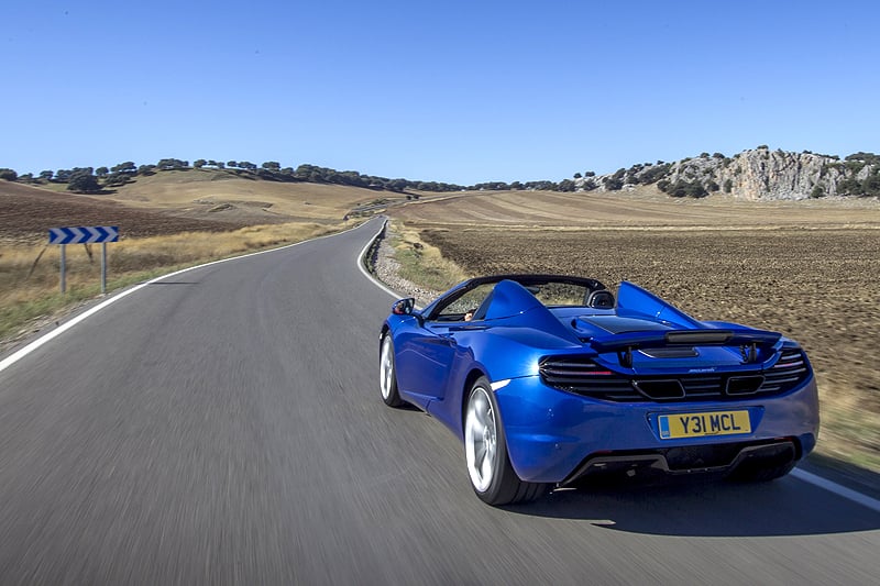 McLaren 12C Spider: Öffnung im Schnellverfahren