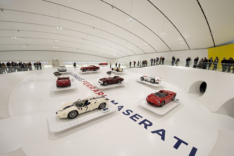 Track Rivals: Ferrari and Maserati exhibition in Modena