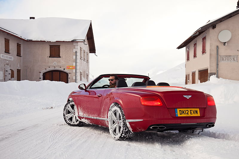 Bentley Continental GTC V8: In eisige Höhen