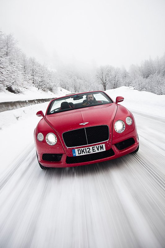 Bentley Continental GTC V8: In eisige Höhen