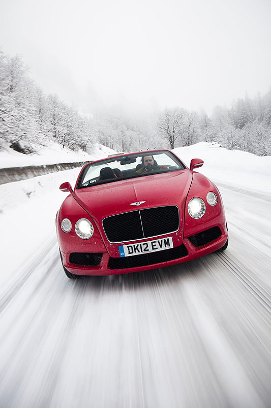 Bentley Continental GTC V8: Into thin air