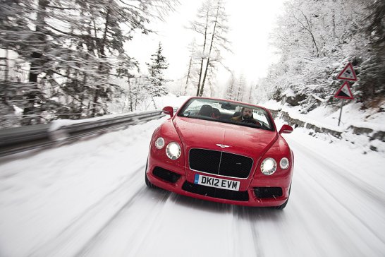 Bentley Continental GTC V8: In eisige Höhen