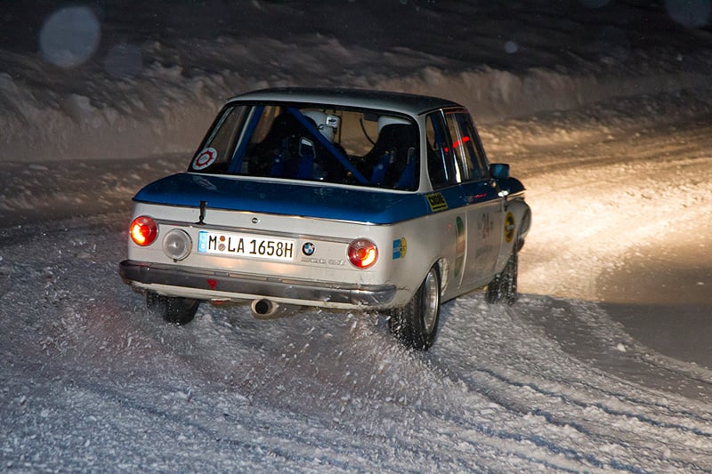 BMW 2002 TI Rallye: Eisglattes Schleudertrauma 