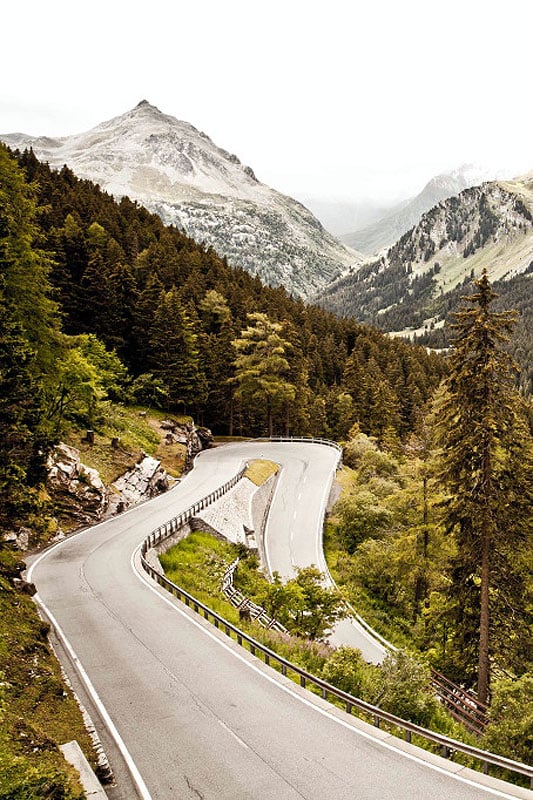 British Classic Car Meeting St. Moritz 2013: Die Strecke