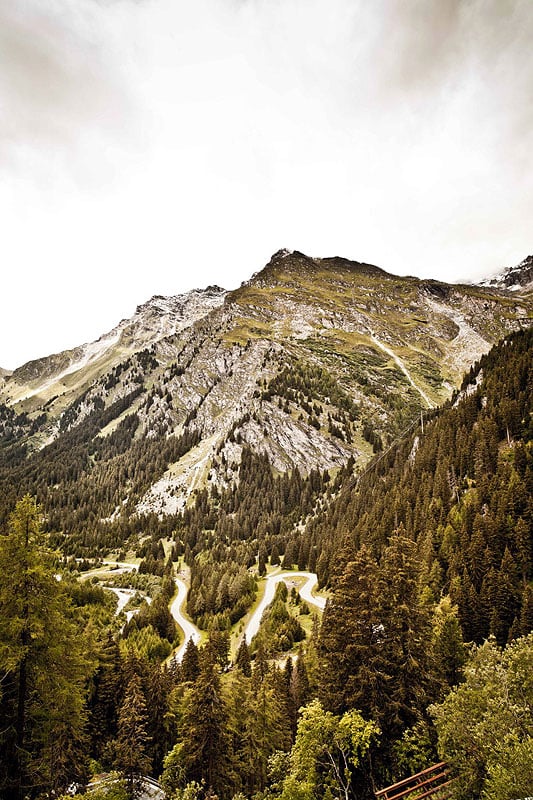 British Classic Car Meeting St. Moritz 2013: Die Strecke