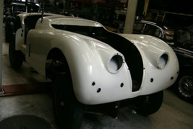 Under Construction: Clark Gables Jaguar XK 120 wird restauriert