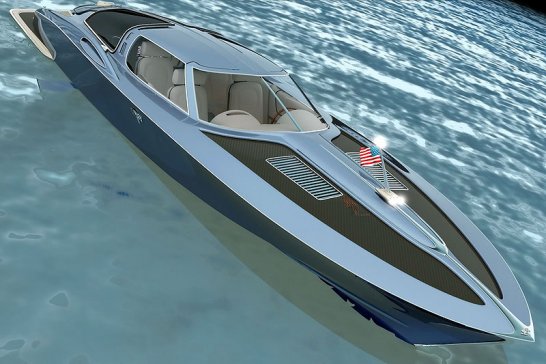 Corvette Sting Ray Konzeptboot: Muskeln für Neptun