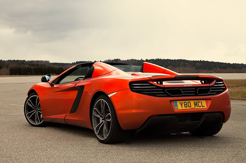 McLaren 12C Spider: Two turbos? Hallelujah!