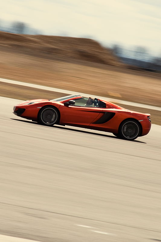 McLaren 12C Spider: Two turbos? Hallelujah!