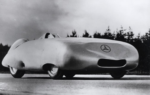 Mercedes speed record cars of the 1930s