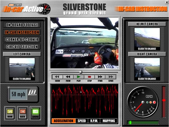 In-car Active circuit driving guide for PC and MAC