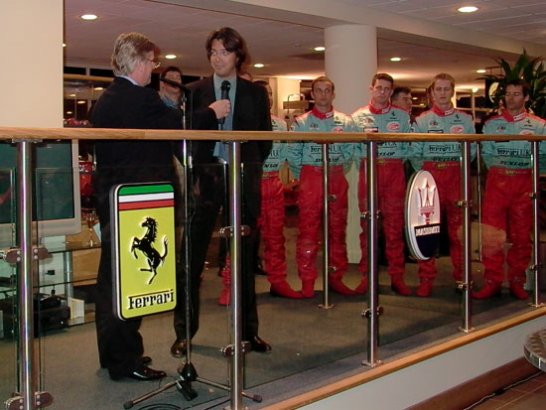 Team Maranello Concessionaires - 2003 official launch