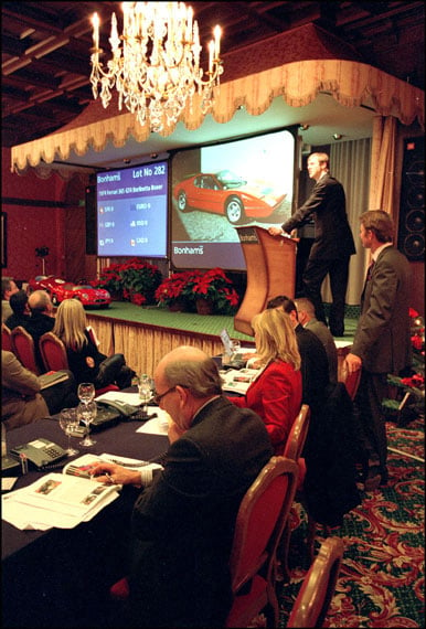 Bonhams all-Ferrari Sale at Gstaad 19 Dec 2003 - Review