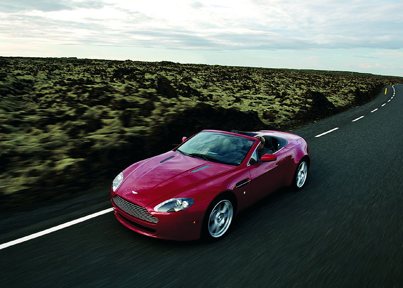 LA Launch of  Aston Martin V8 Vantage Roadster