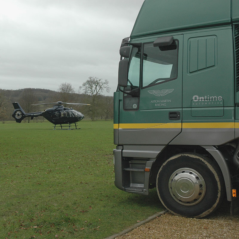 The Aston Martin  Rally GT  put through its paces