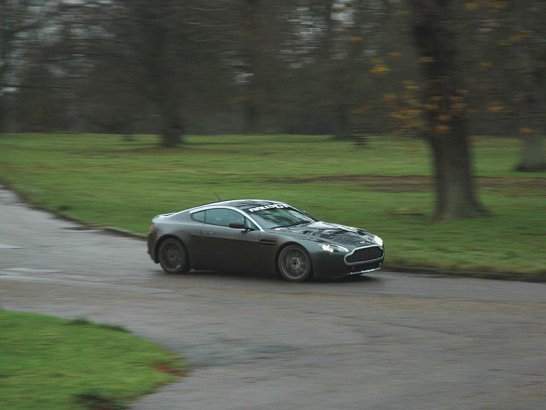 The Aston Martin  Rally GT  put through its paces