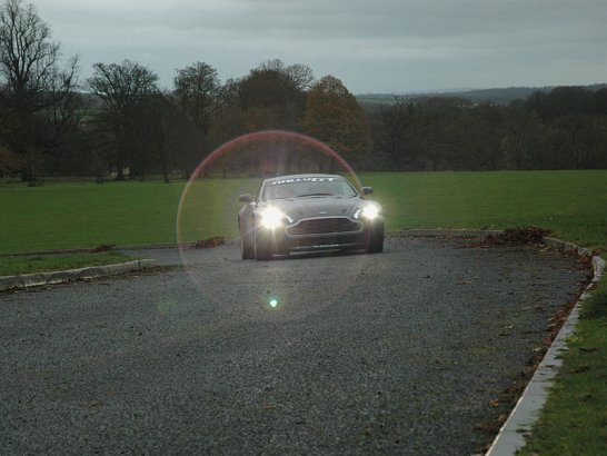 The Aston Martin  Rally GT  put through its paces