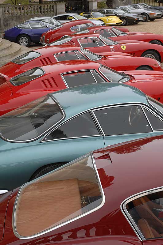 Fine classic cars at Tyringham Hall - September 2007