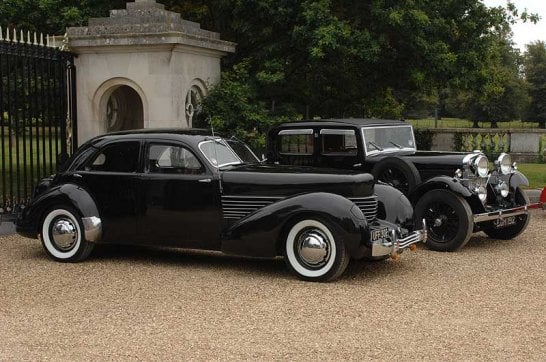 Fine classic cars at Tyringham Hall - September 2007