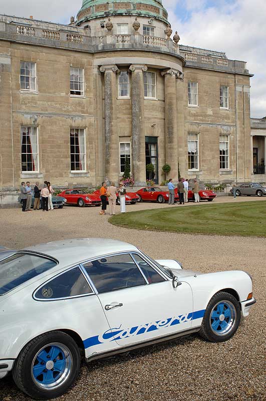 Fine classic cars at Tyringham Hall - September 2007