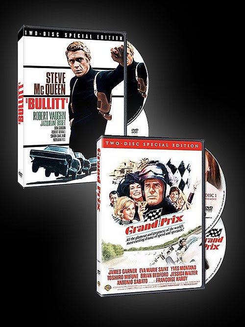Special Edition, Double DVDs of 'Grand Prix' and 'Bullitt' Offer
