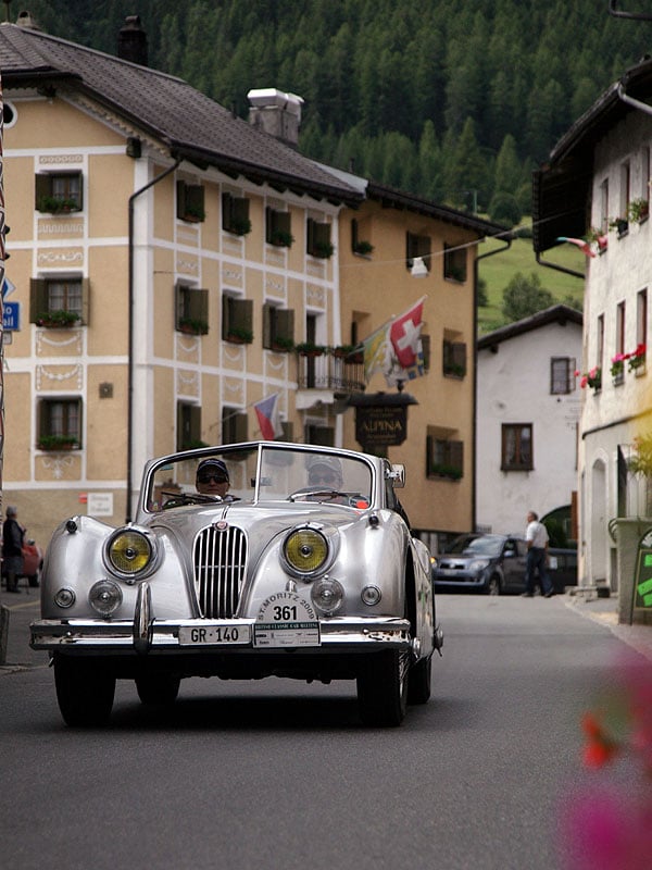 The 16th St Moritz British Classic Car Meeting