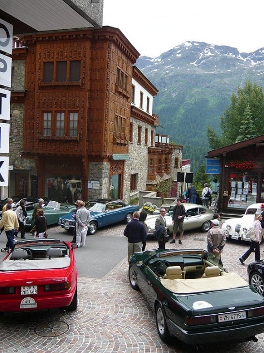 The 16th St Moritz British Classic Car Meeting