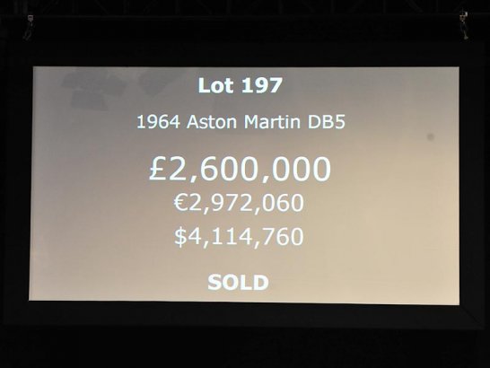 RM-Auktion „Automobiles of London“ 2010: Alle Ergebnisse