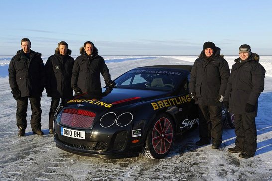 Bentley on Ice: Neuer Geschwindigkeitsrekord