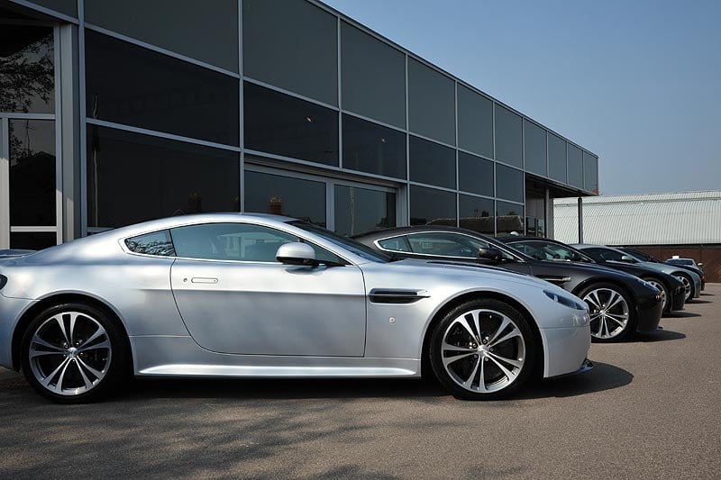 2011 Aston Martin V12 Vantage Day at Works Service, Newport Pagnell