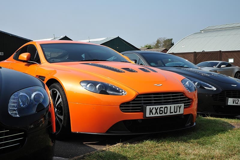 2011 Aston Martin V12 Vantage Day at Works Service, Newport Pagnell