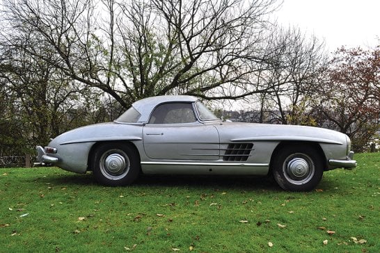 Amazing 'barn-find' 300SL Roadster to feature in Coys' December sale