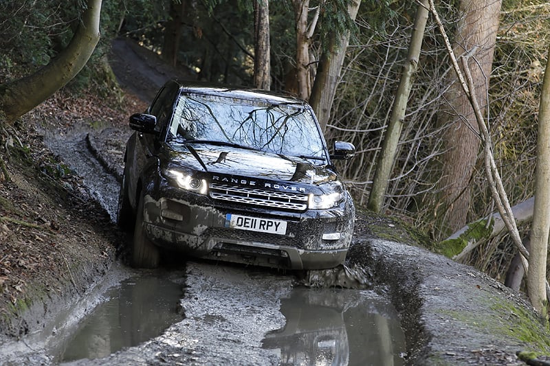 Land Rovers old and new: 50 years of off-road testing at Eastnor Castle