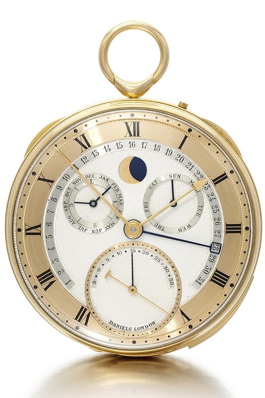 Daniels Clocks and Watches to be Sold by Sotheby’s