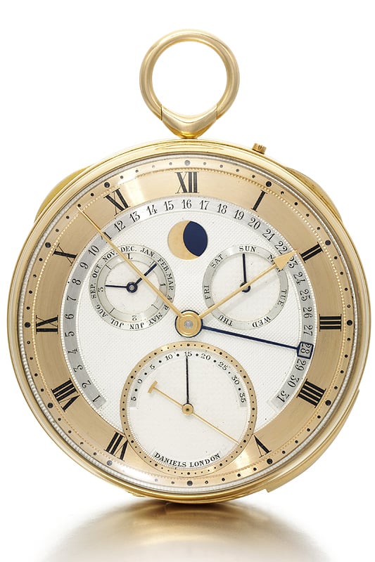 Daniels Clocks and Watches to be Sold by Sotheby’s