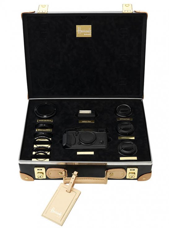 Globetrotter and Fujifilm: Harrods exclusively to sell X-Pro1 camera system in bespoke case