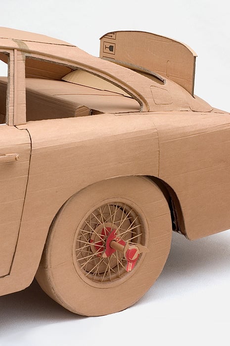 Cardboard Art by Chris Gilmour: The 'Goldfinger' Aston DB5