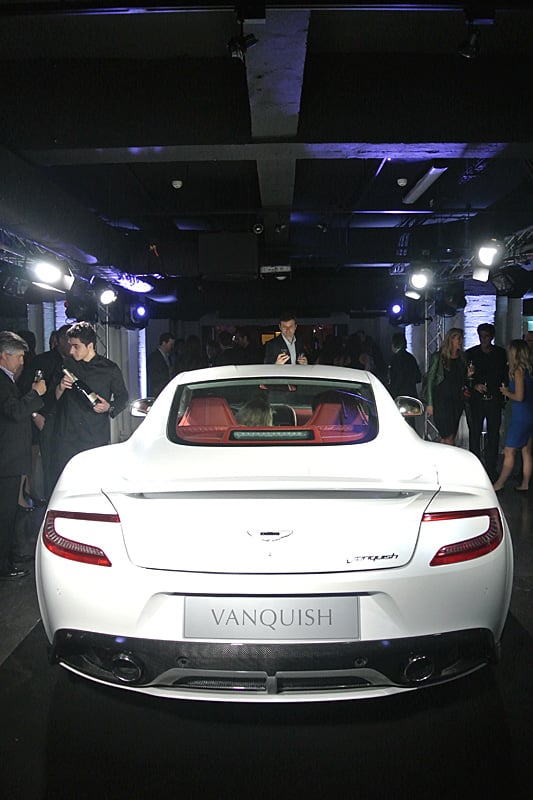 Aston Martin Vanquish: Premiere in London